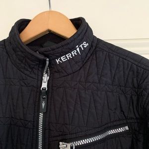 Kerrits equestrian black quilted jacket